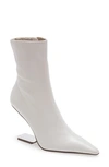 Jeffrey Campbell Women's Square Toe High Heel Booties In Ivory