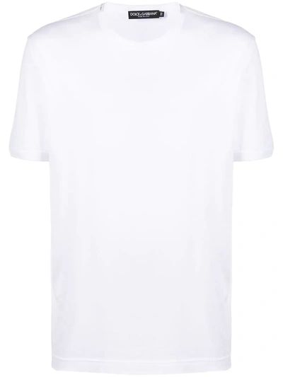 Dolce & Gabbana Logo Crew Neck T-shirt In White