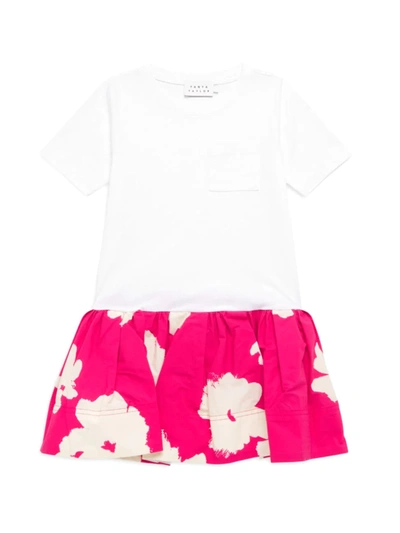 Tanya Taylor Kids' Little Girl's & Girl's Mini Katlyn Dress In White Pink Multi