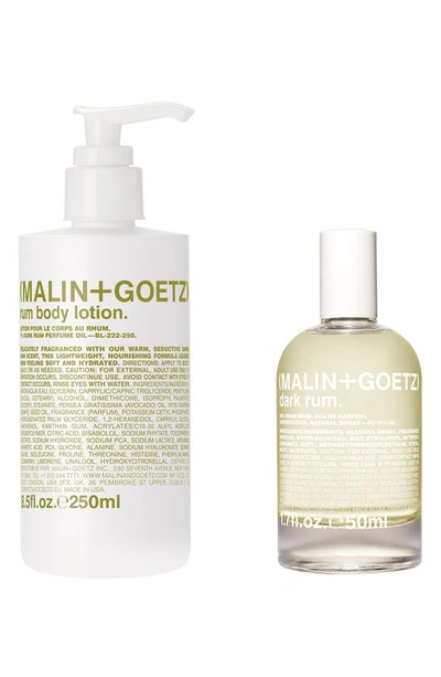 Malin + Goetz Rum Body Lotion & Fragrance Set (nordstrom Exclusive) Usd $131 Value