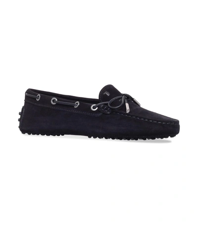 Tod's Gommino Heaven Laced Driving Shoes In Black