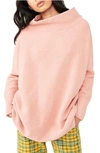 Free People Ottoman Slouchy Tunic In Dusty Pink