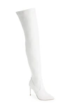 Steve Madden Viktory Over The Knee Boot In White