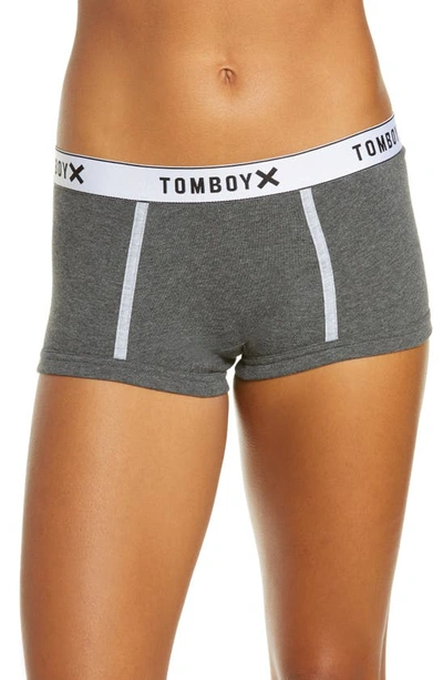 Tomboyx Next Gen Boyshorts In Next Gen Charcoal