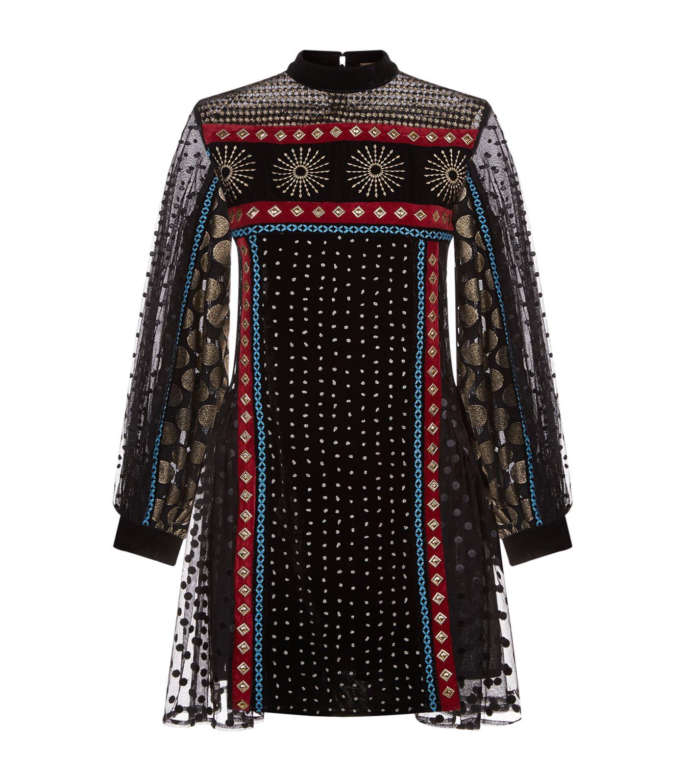 Dodo Bar Or Natalie Embroidery Detailed Dress In Multi | ModeSens