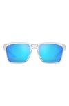Oakley 58mm Rectangle Sunglasses In Sapphire