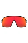 Oakley Shield Sunglasses In Polished Black/prizm Ruby