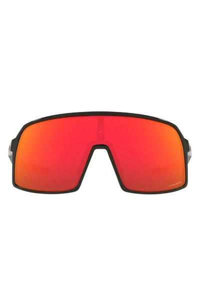 Oakley Shield Sunglasses In Polished Black/prizm Ruby