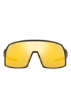 Oakley Shield Sunglasses In Matte Carbon/ Prizm 24k