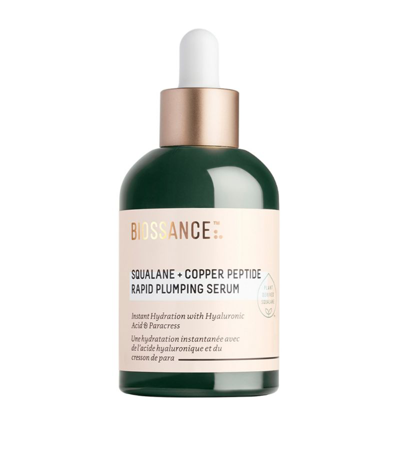 Biossance Squalane + Hyaluronic Acid Copper Peptide Rapid Plumping Serum 1.69 oz / 50 ml In Multi