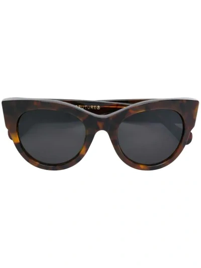 Retrosuperfuture Noa Cat-eye Sunglasses In Brown