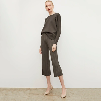 M.m.lafleur The Marijane Pant - Textured Knit In Light Ash