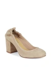 Splendid Rosy Slip-on Suede Pumps In Taupe