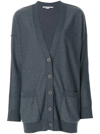 Stella Mccartney Azure V-neck Cardigan In Grey