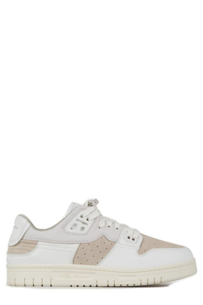 Acne Studios Perforated-detail Low Top Sneakers In White,off White