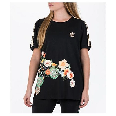 Adidas Originals Adidas Women s Originals Jardim Agharta T shirt Black ModeSens