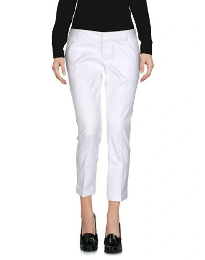 Dsquared2 Cropped Pants & Culottes In White