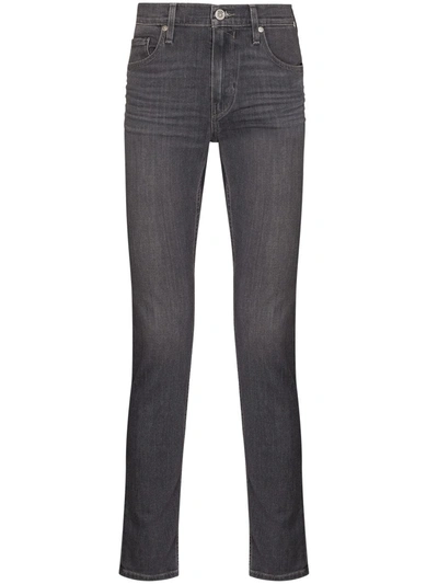 Paige Croft Skinny Low-rise Stretch-denim Jeans In Mickells