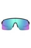 Oakley Shield Sunglasses In Matte Black/ Prizm Sapphire