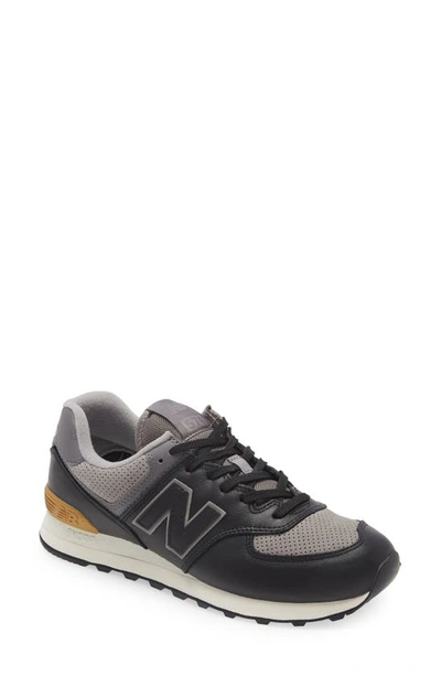 New Balance 574 Classic Sneaker In Black 2