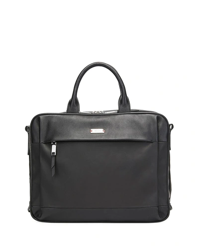 Bally Men's Vaud Nylon/leather Briefcase