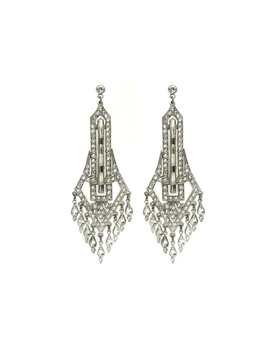 Ben-amun Deco Chandelier Crystal Drop Earrings