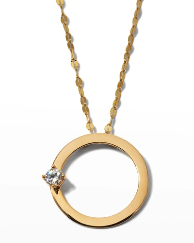 Lana 14k Solo Circle Necklace