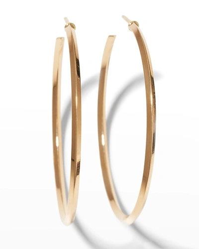 Lana 45mm Thin Pointed Royale Hoops