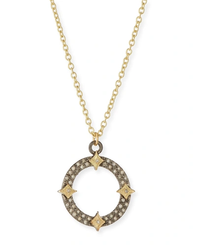 Armenta Old World Diamond Open Pendant Necklace W/ Crivelli