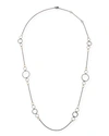 Armenta Old World Long Alternating Link-chain Necklace