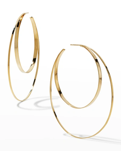 Lana 14k Large Double-circle Hoop Earrings