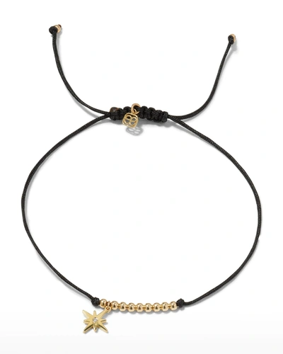 Sydney Evan Diamond Starburst Pull-cord Bracelet