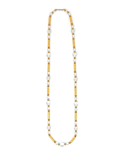 Ben-amun Long Venetian Glass Necklace, 40"l