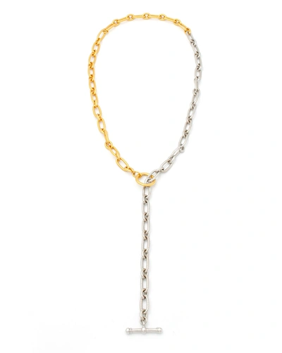 Ben-amun Long Two-tone Textured Necklace