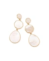 Ippolita 18k Gelato Crazy-eight Earrings In Mother-of-pearl