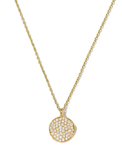 Ippolita 18k Yellow Gold Stardust Diamond Small Flower Pendant Necklace, 16-18