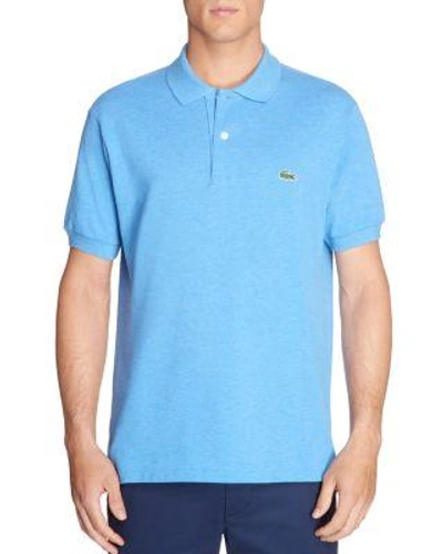 Lacoste Classic Cotton Pique Regular Fit Polo Shirt In Blue Lagoon