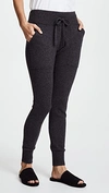 White + Warren Essential Cashmere Pants In Charcoal Heather