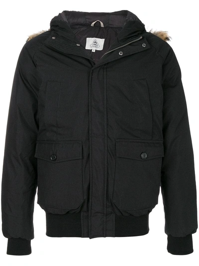 Pyrenex Fur Trimmed Parka In Black