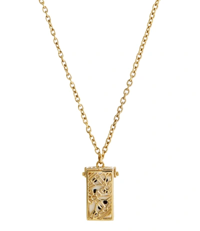 Vivienne Westwood Hendrix Dice Pendant Gold One Size In Vivienne Westwood Hendrix Dice Pendant Gold One Size In