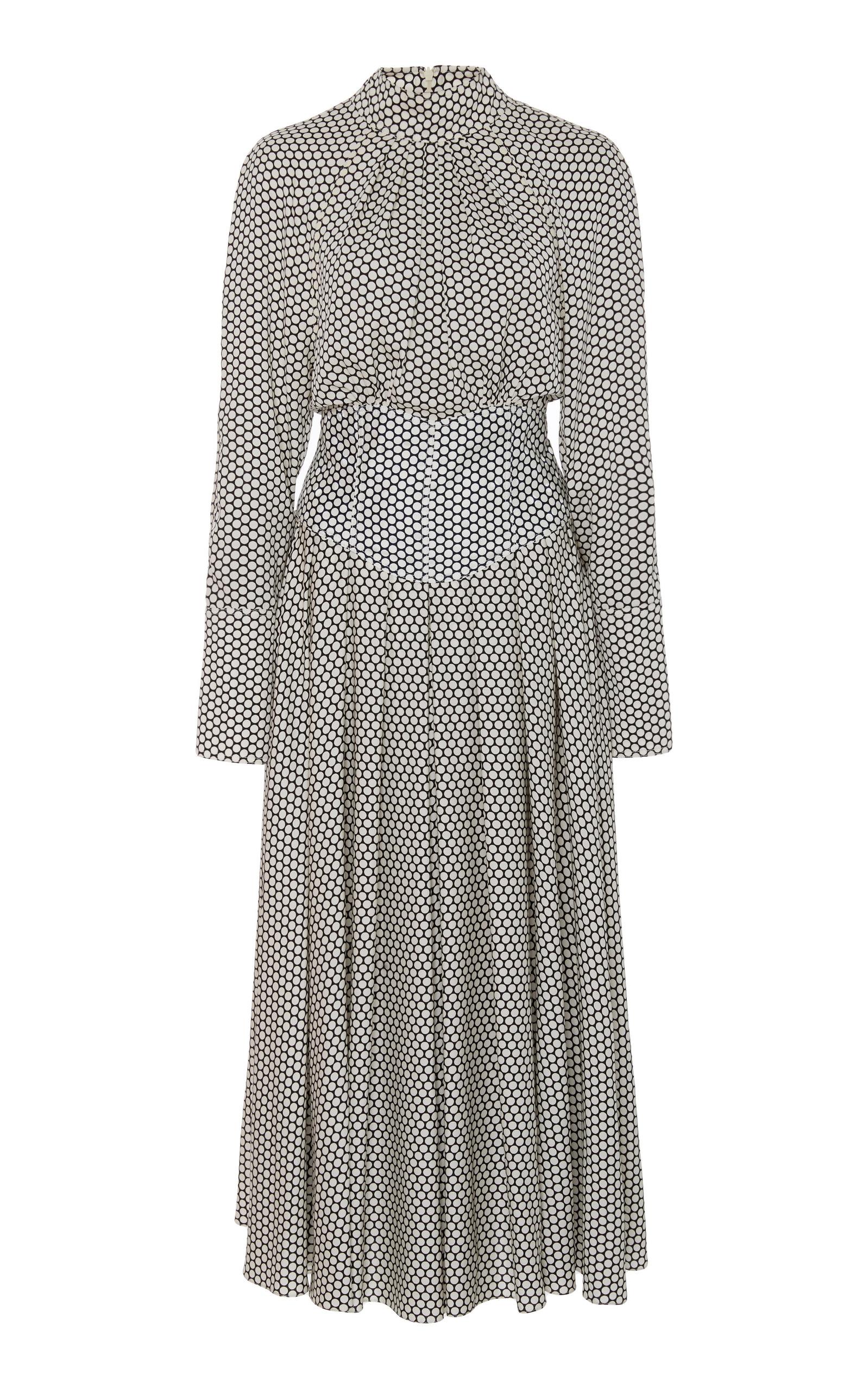Diane Von Furstenberg High Neck Midi Dress In Print | ModeSens