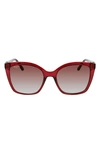 Ferragamo Gancini Modified Rectangle Sunglasses In Multi