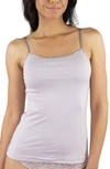 Everviolet Maia Camisole With Optional Internal Drain Pockets In Mauve