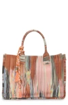 Vince Camuto Orla Canvas Tote In Toscano Multi