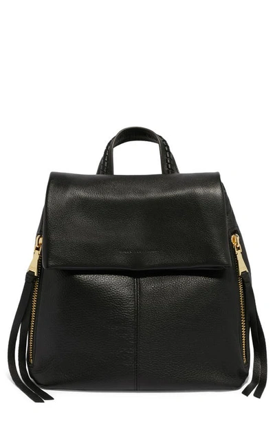 Aimee Kestenberg Bali Leather Backpack In Black W Gold