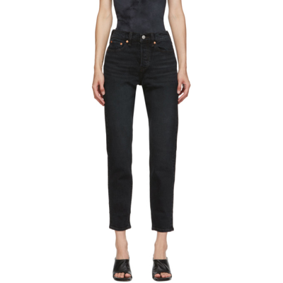 Levi's Wedgie Fit Straight-leg Cropped Jeans In Wild Bunch Without Destruction