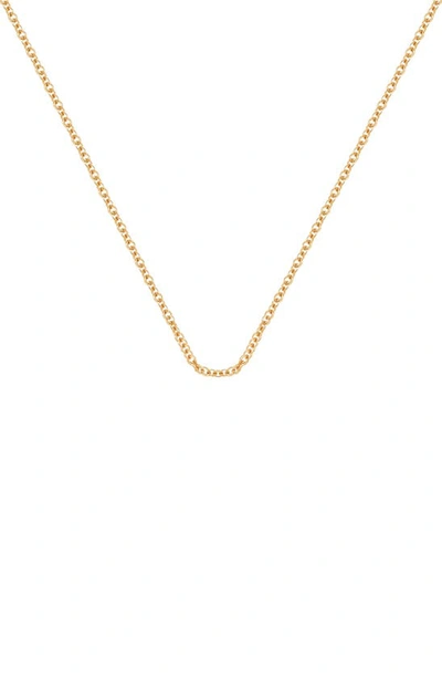 Monica Vinader Riva Slender Chain In Gold