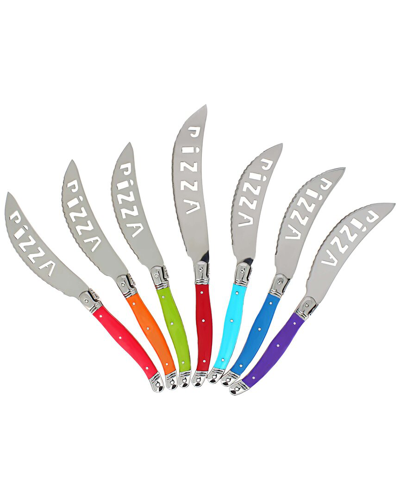 French Home Laguiole 7pc Pizza Knife Set In Multi