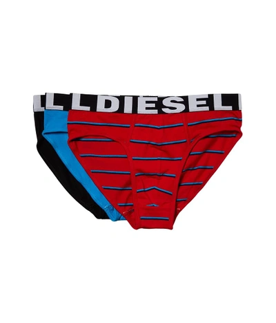 Diesel - Andre 3-pack (red Stripe) Men's Underwear