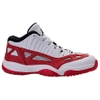 Nike Men's Air Jordan 11 Retro Low Ie Basketball Shoes, White/red